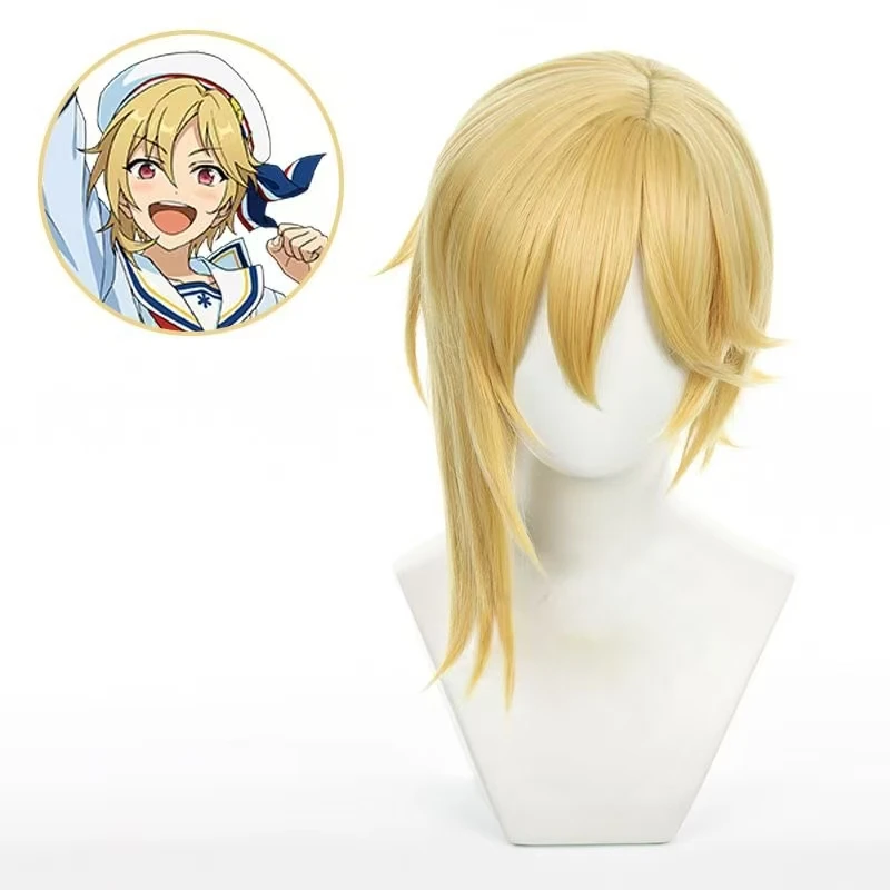 Anime Nito Nazuna Cosplay Wig Side Part Short Wig with Rose Net Cap Heat Resistant Synthetic Fiber Wig for Halloween Party Wig