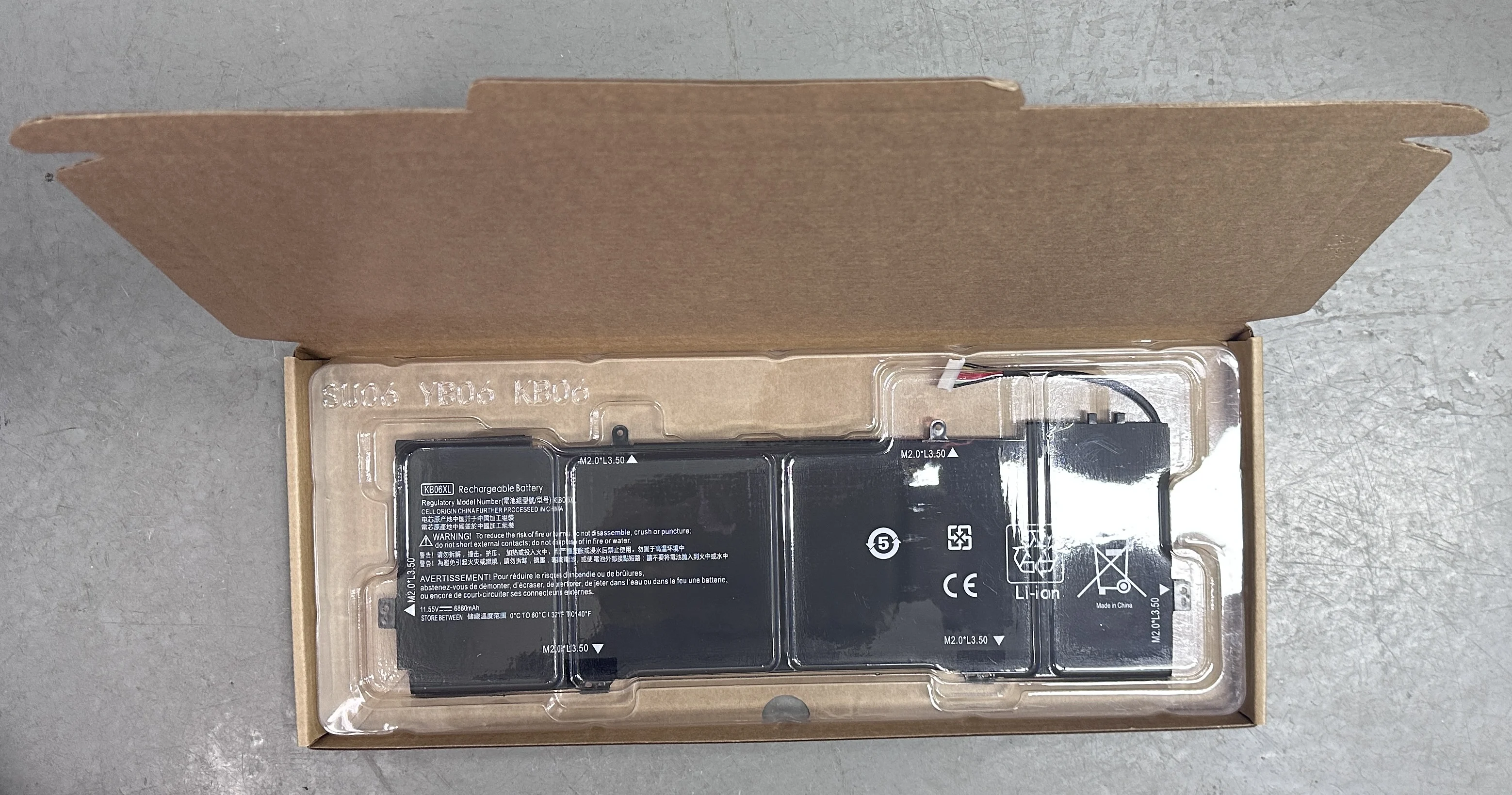 Factory outlet KB06XL HSTNN-DB7R 902401-2C1 TPN-Q179 Laptop Battery For HP Spectre x360 15-bl051sa 15-bl030ng 15-bl000 15-b