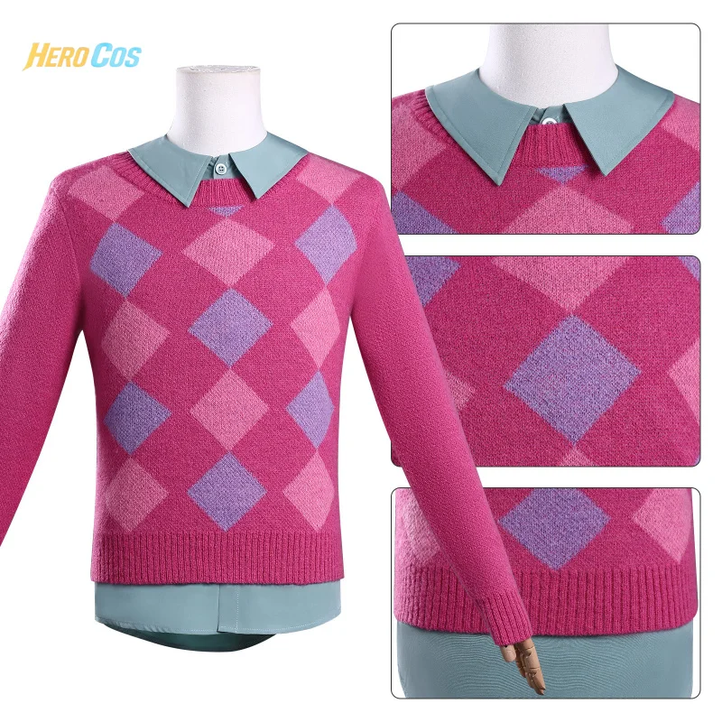 

KPop Demon Hunters Baby Косплей Костюм Набор - Высококачественный Свитер Рубашка Шляпа Парик для Хэллоуина Ролевая Игра Наряд HERO Cos