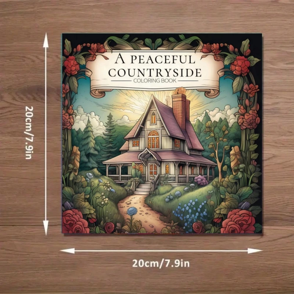 1pc Art Coloring Book 22 Page Coloring Books Gift For Birthday Party Relieve Stress Kill Time Graffiti Painting Drawing Art Book