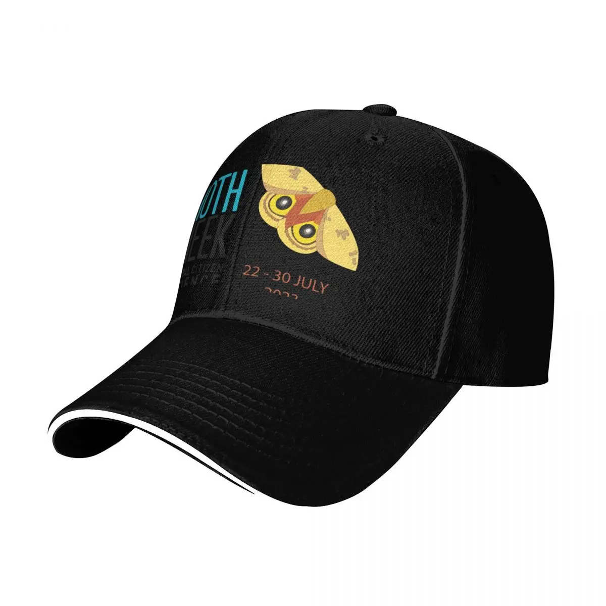 National Moth Week 2023 H Baseball Cap Vintage Retro Embroidered Lightweight Packable Gift for Him Her