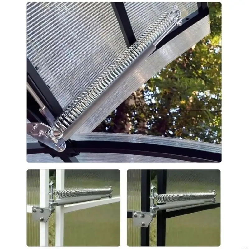 Energy Efficient Greenhouse Window Opener Works without Electricity or Batteries C7AC