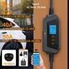 Feyree 휴대용 EV 충전기 TS-NACS 커넥터, 스마트 앱 와이파이 포함, 모든 테슬라 모델용 고출력 EV 월박스, 32A, 최대 50A, 12KW 1