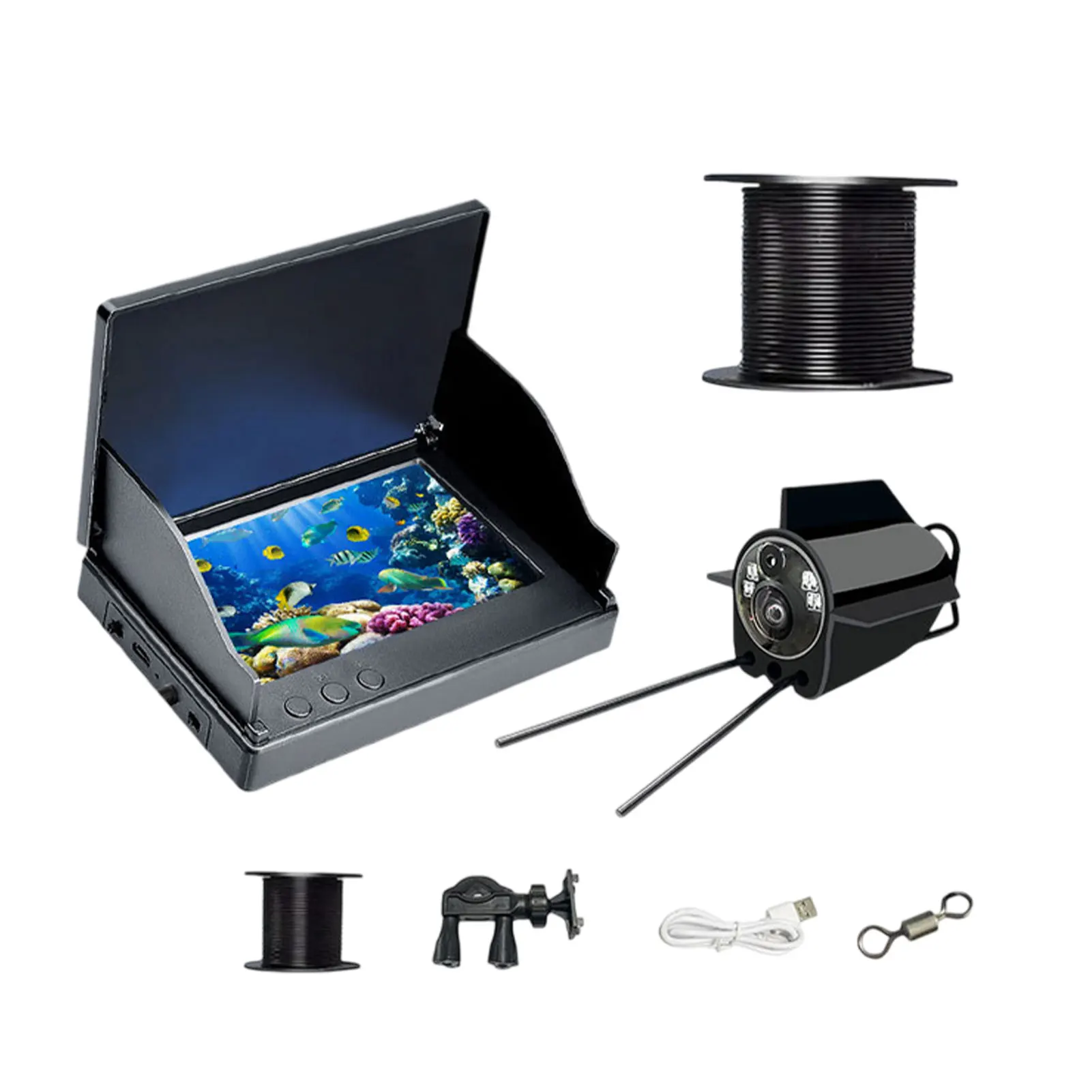 Fish Detector With Underwater Visual Fish Detection Probe Cold Resistance And Pressure Resistance 20/30m fishing lines