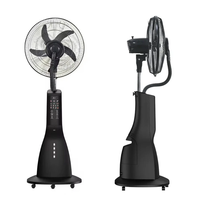 Rechargeable spray fan Water mist fan Remote control energy saving floor fan