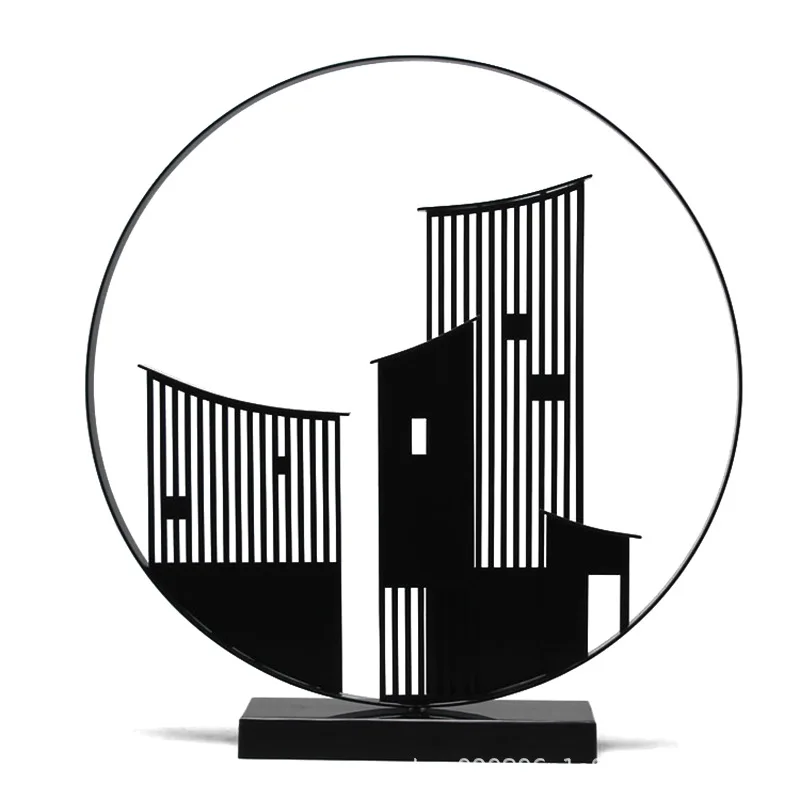 New Chinese modern creative house ornaments model house TV cabinet entryway cabinet study office home decoration