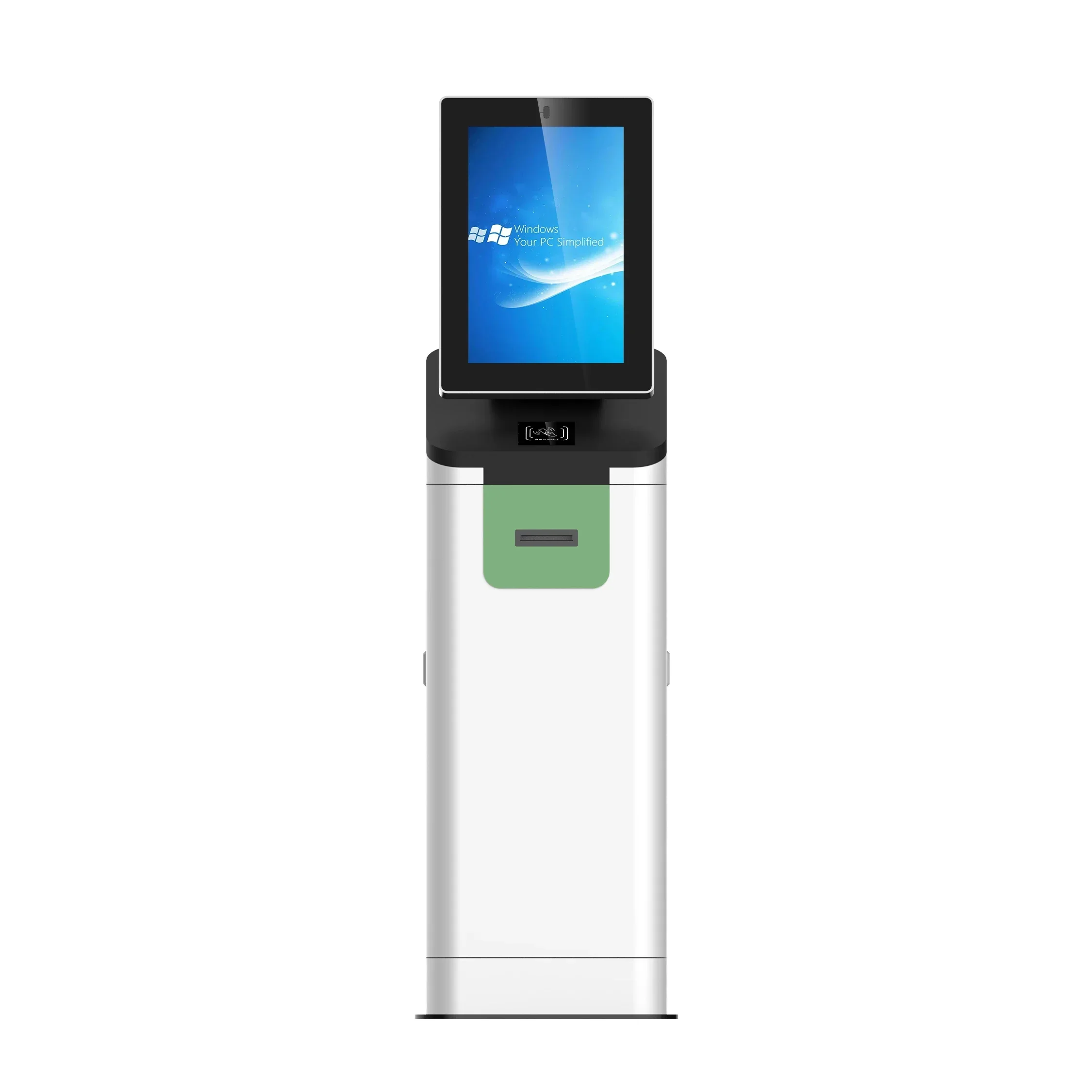 RFID Card Dispenser Cash Acceptor 21.5 Inch Hotel Check In Kiosk Wholesale