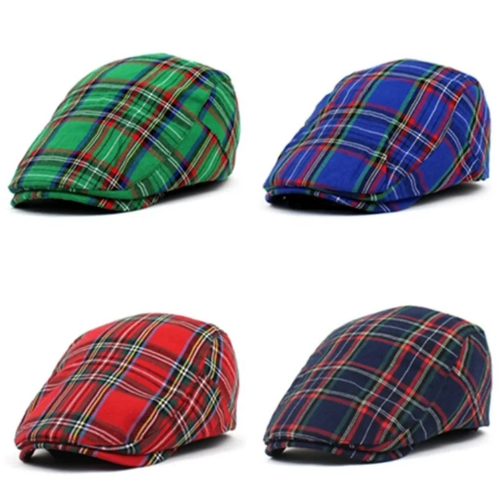 Vintage Baskenmützen für Herren und Damen, Unisex-Baskenmützen, Newsboy-Mütze, Frühlings- und Herbstmützen, Schirmmütze, Lässige Verstellbare Kappen