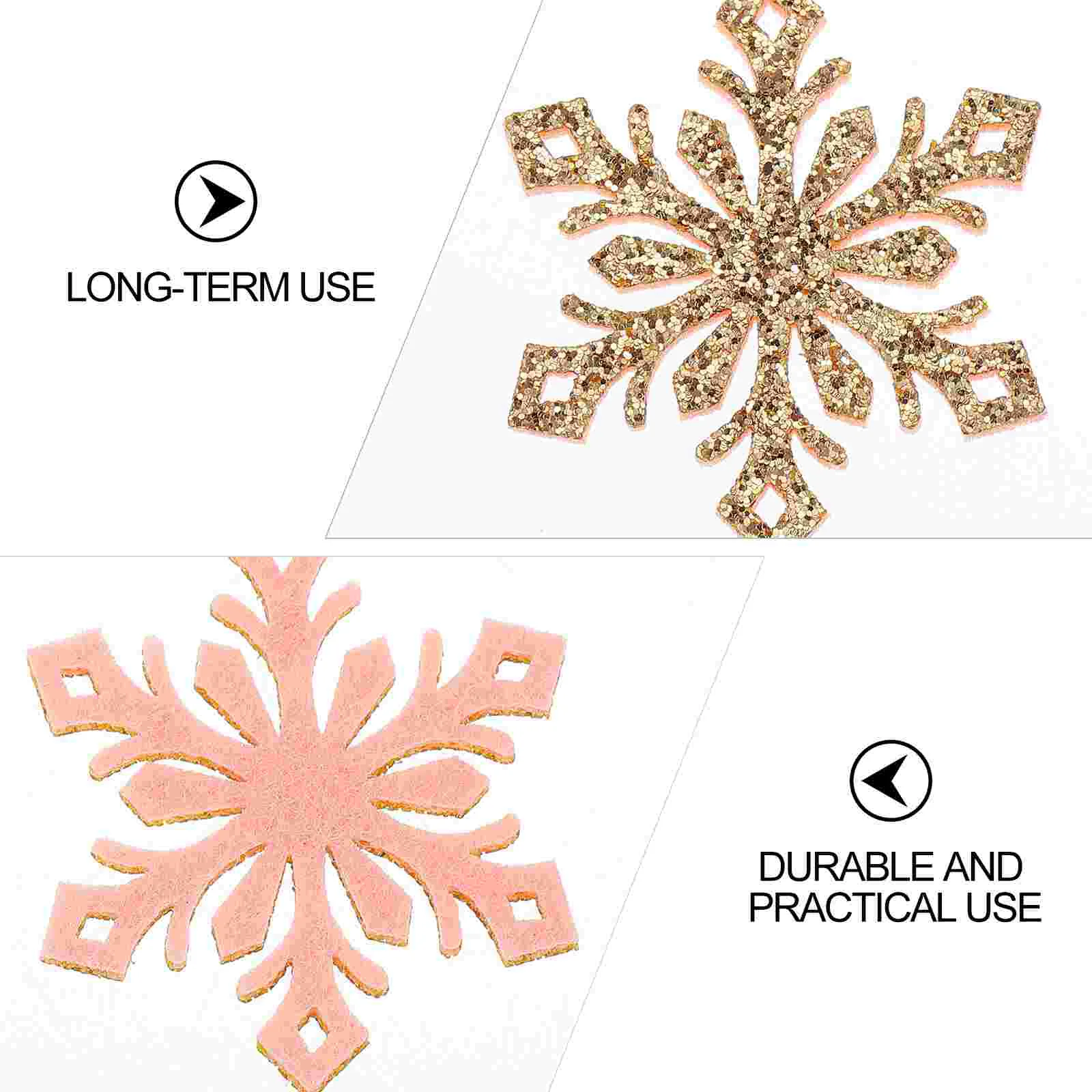 Sewing Snowflake Patches DIY Decorative Snowflakes Gold Hair Clips Accessories Rhinestones Powder Cloth Clothing Child