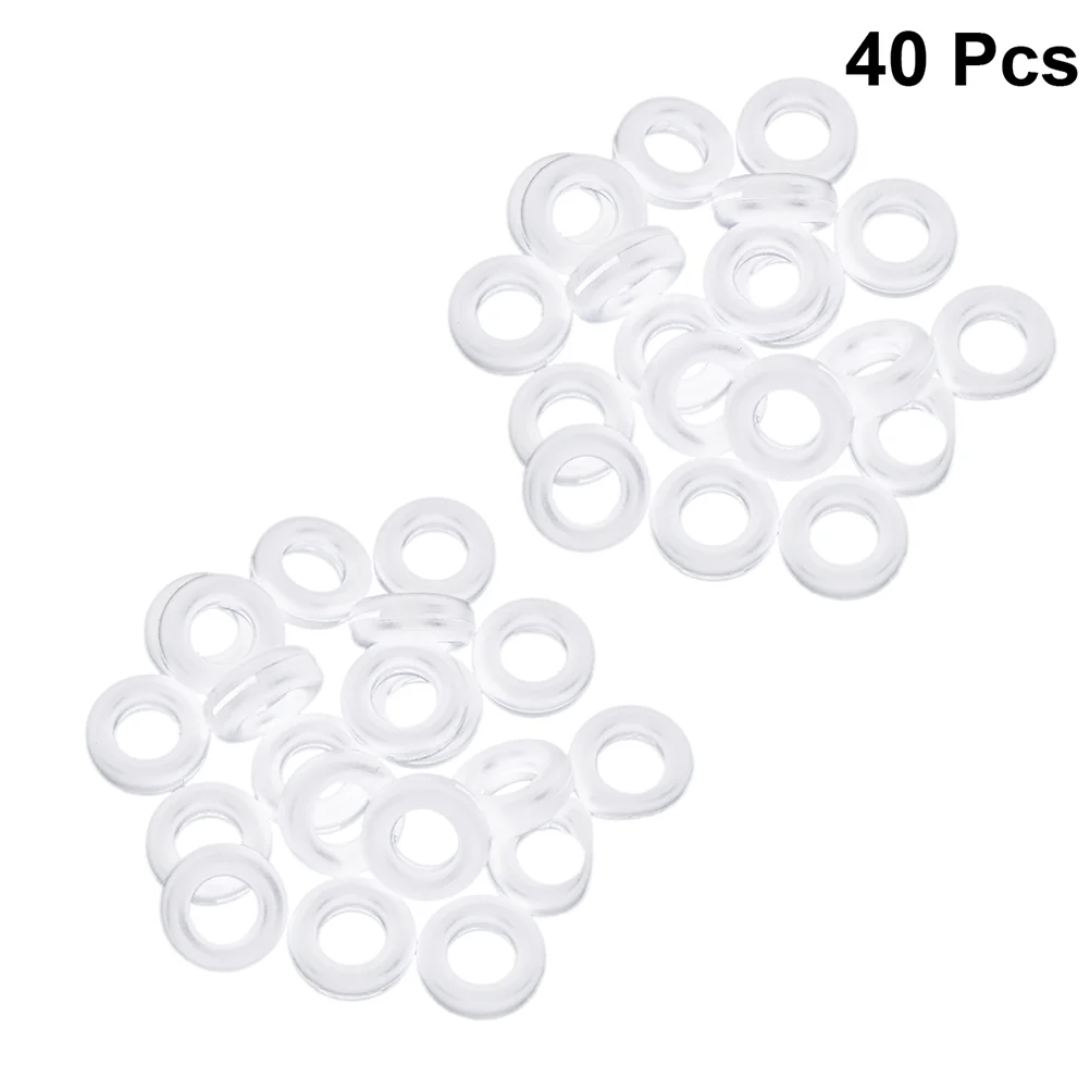 

20 Pairs of 40PCS Glasses Anti-skid Ring Silicone Eyeglasses Retainer Round Comfort Glasses Retainers Eyeglasses Anti-slip Ring