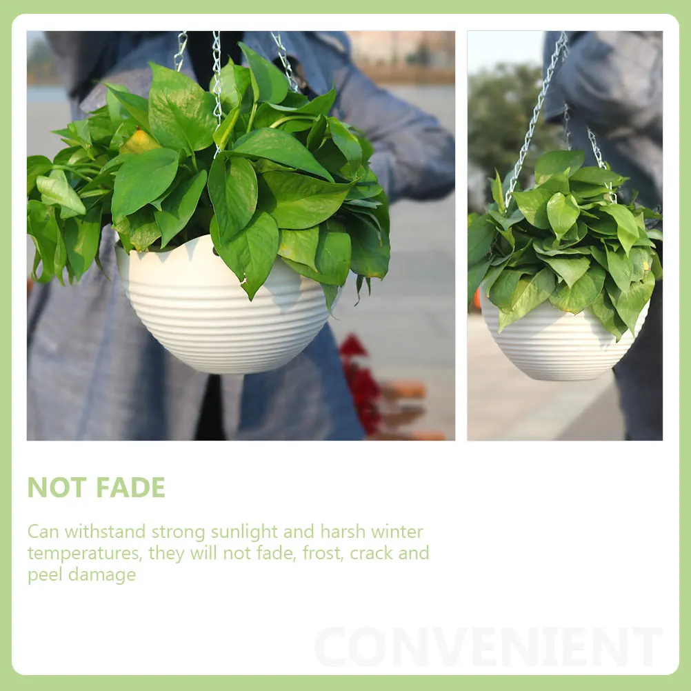 

Creative Hanging Flower Pots Outdoor Garden Supplies Plant Containers Balcony Chlorophytum Flowerpots Durable Succulent Pots