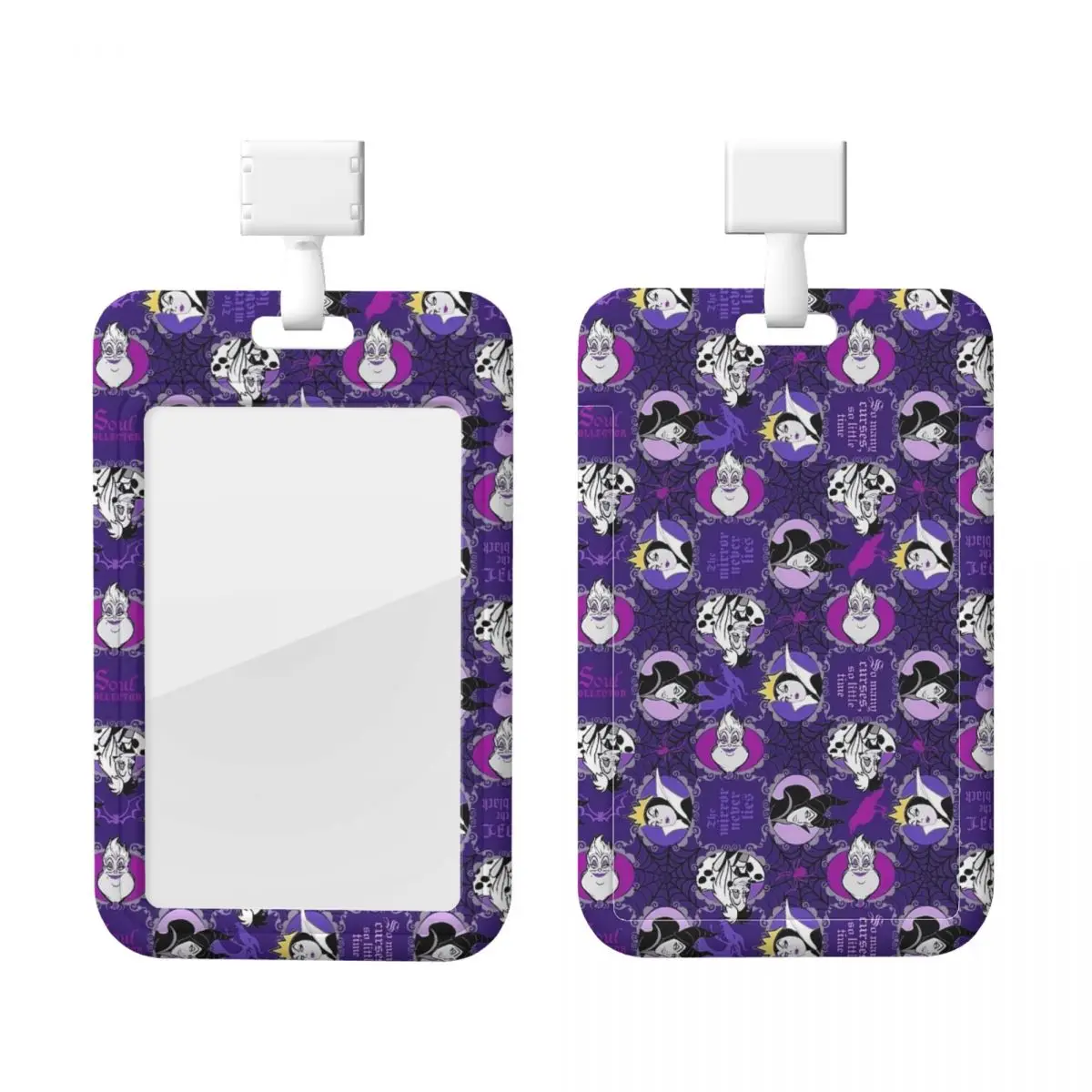 

Custom Villains Maleficent Lanyard ID Protector Badge Card Unisex Student Campus Lanyard Cards Holder Credentials Accessories