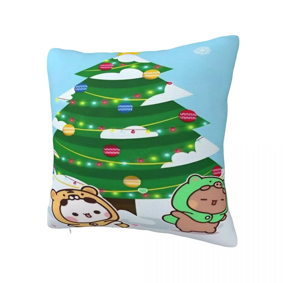 Federa per cuscino Bubu e Dudu Buon Natale Federa morbida per cuscino Novità Federe grafiche per sedia da soggiorno