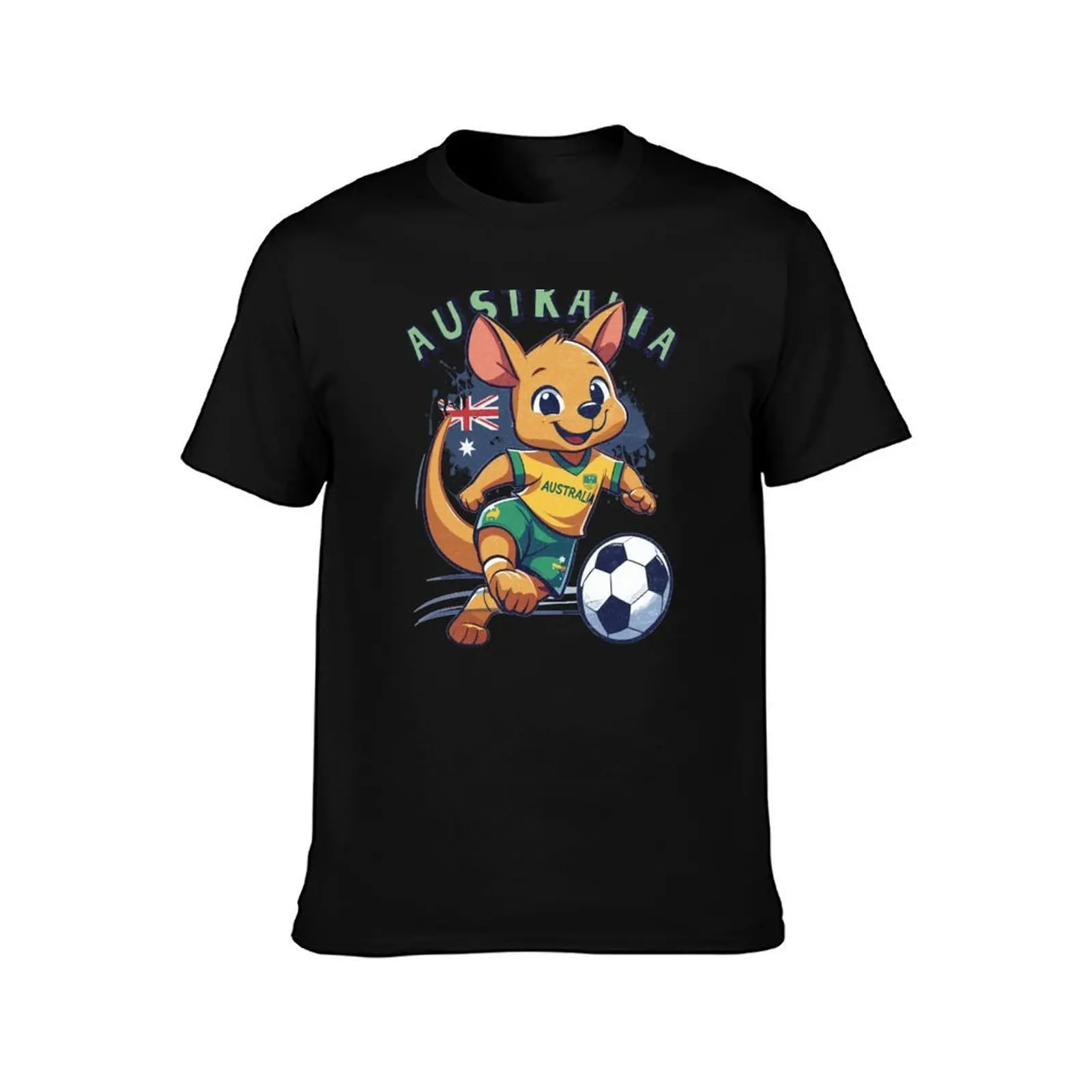 Australia Soccer Kangaroo (Matildas) T-Shirt Labor Work Casual T-Shirt