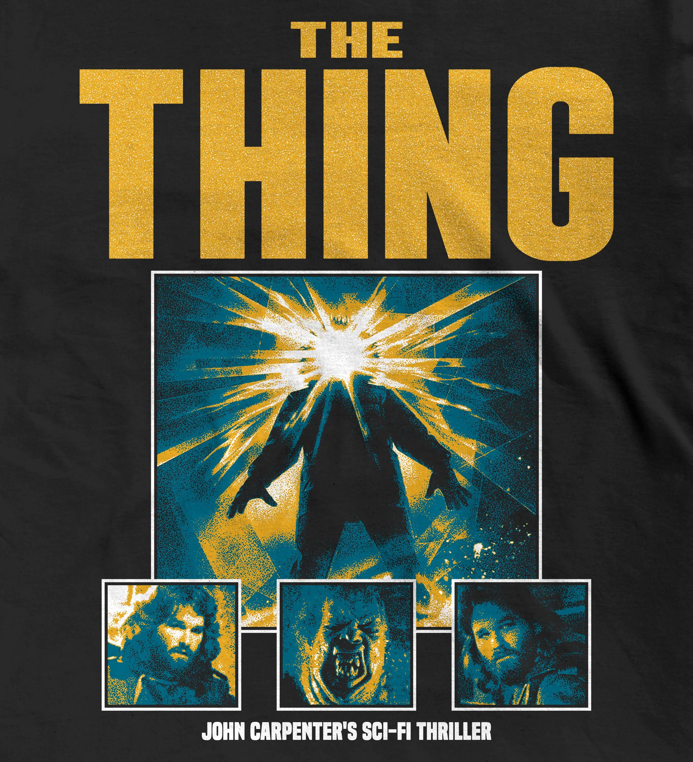 The Thing Sci-Fi Horror T-Shirt, John Carpenter MacReady Antarctic Tee