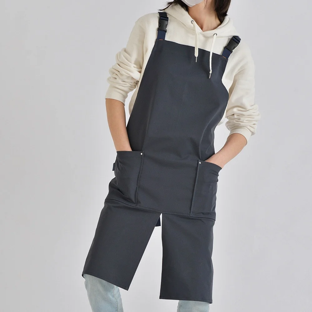 Delantal de trabajo Universal impermeable delantal coreano japonés delantal de cocina impermeable ajustable para estudio de arte flor tienda manicura