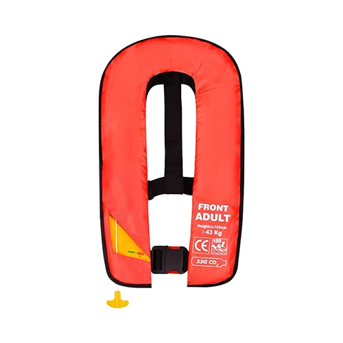 CE-gecertificeerde automatische/handmatige opblaasbare reddingsvest PFD reddingsjas, zeer zichtbaar, voor volwassenen, visserij, boottochten, accessoires