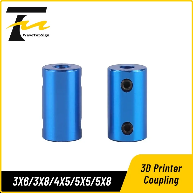 

3D Printer Coupling Rigid Aluminum Alloy Ship Model Shaft Motor Screw DIY Accessories Engraving Machine Shaft Coupling