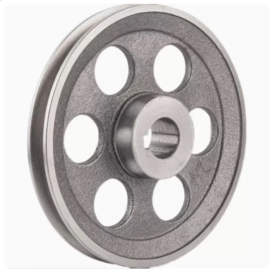 

OD:300mm 1B-Item National Standard Belt Pulley Single -Groove Hollow Cast Iron Motor Wheel Diesel Engine V-belt Pulley