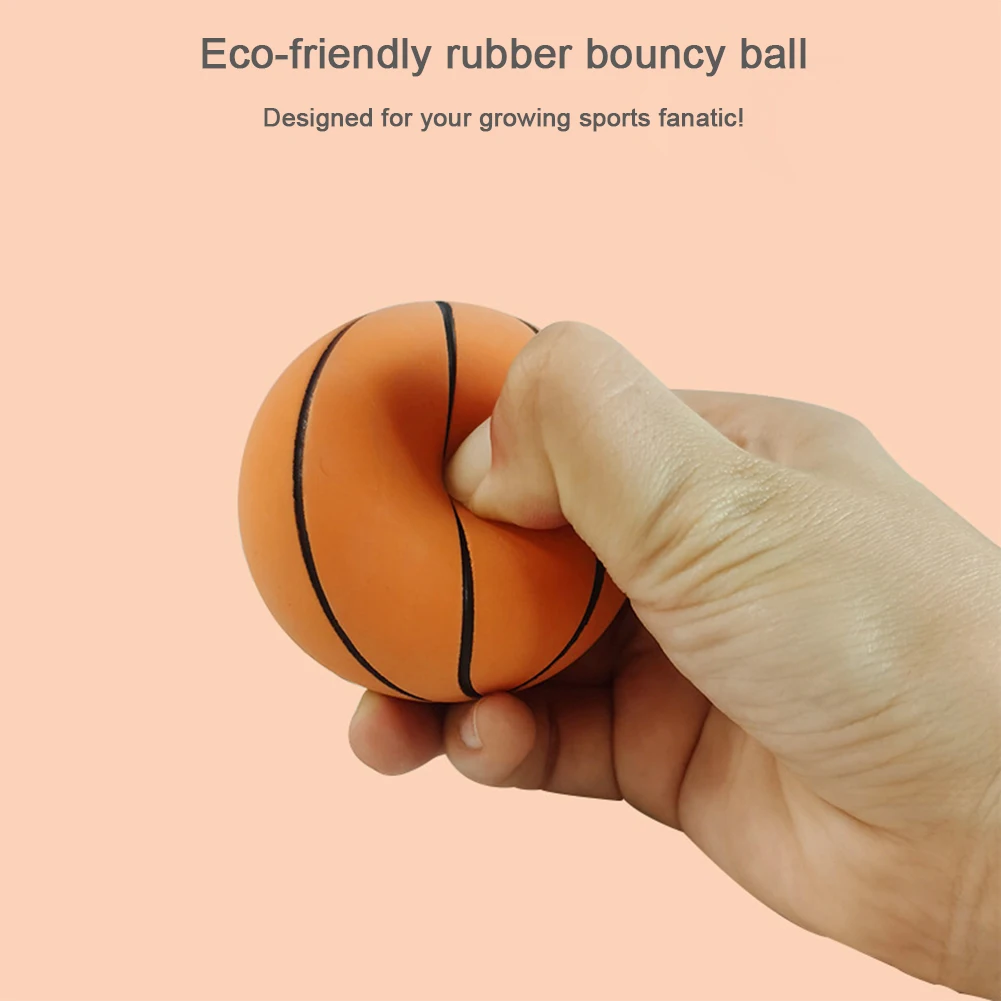 Petit basket-Ball gonflable en caoutchouc de 6cm, Mini ballon de décompression souple et gonflable, jeu de fête pour enfants