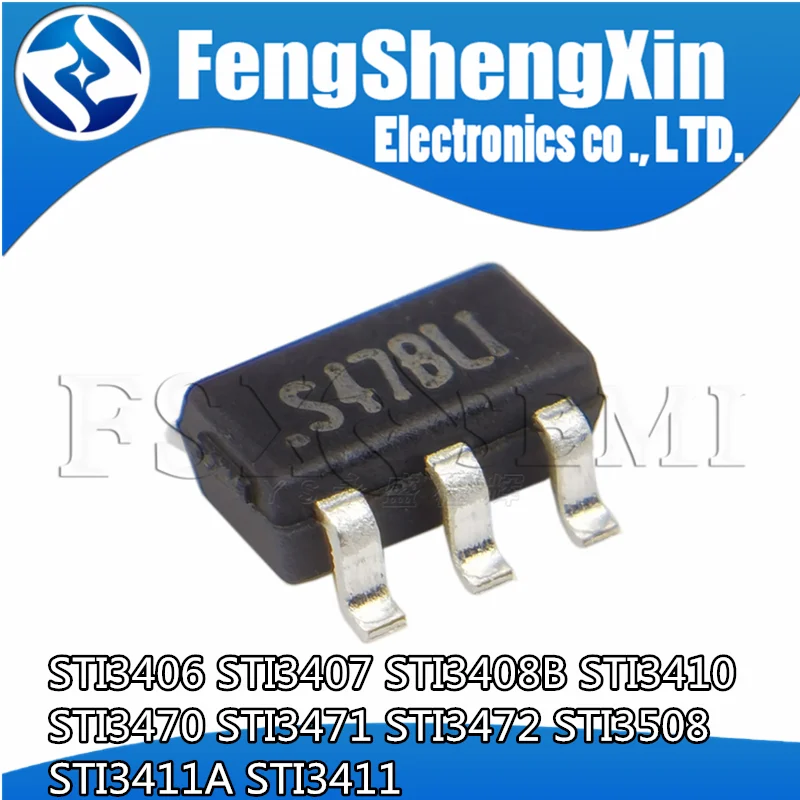 10pcs STI3406 S10A STI3407 S11B STI3408B S10B STI3410 S12 STI3470 S47 STI3472 S42B STI3508 S35B STI3411A STI3411