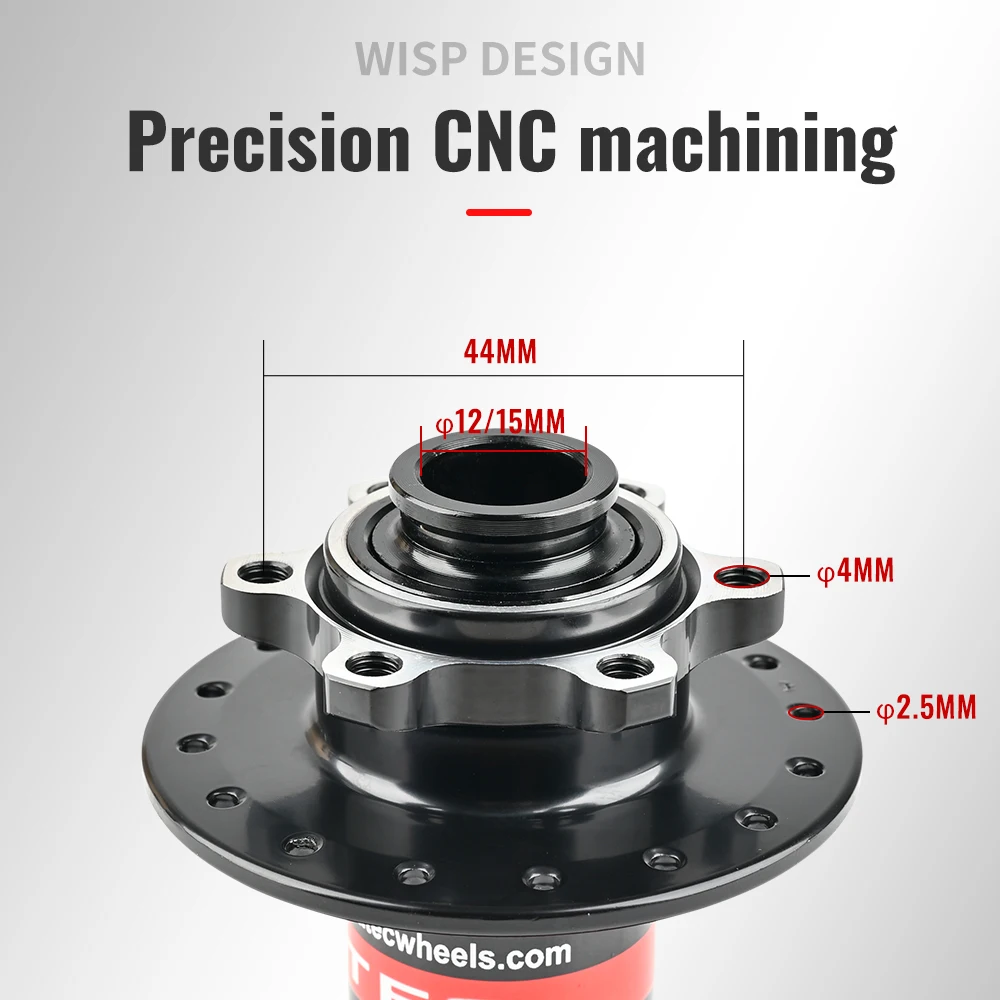 Novatec Bicycle Hubs D041/D442SB MTB Bike Hub CR-MO Steel Freehub Cassette 7 Bearings 12S Micro Spline 12 Speed 32 Holes