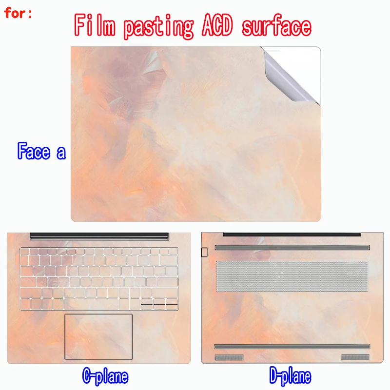 For HP EliteBook X Flip G2i/X Pro 14G2i AI laptop body film ZHAN66 16 G2a shell film EliteBook 6 G2a skin protective film.