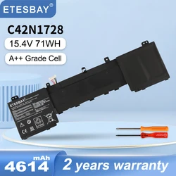 ETESBAY C42N1728 Laptop Battery For Asus Zenbook Pro 15 UX550GE UX550GEX UX550GD UX550GDX UX580G UX580GD UX580GDX UX580GE 71WH