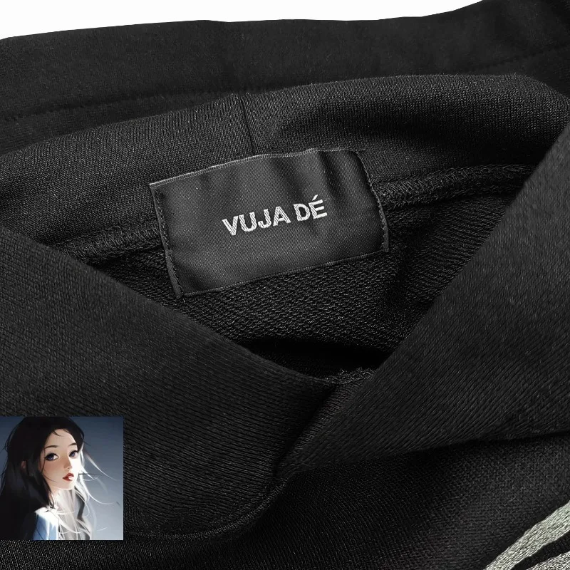 2024 Fall Winter Vujade Embroidery VD Light Disk Logo Hooded Hoodie MEN WOMEN Best Quality Clean Fit Loose Sweatshirts Pullovers