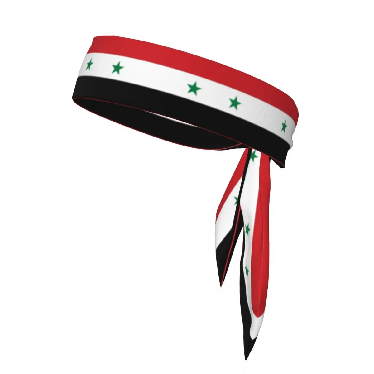 

Sports Headband Head Tie Syria Flag Bandana Sweatbands Yoga Tennis Headwrap For Adult