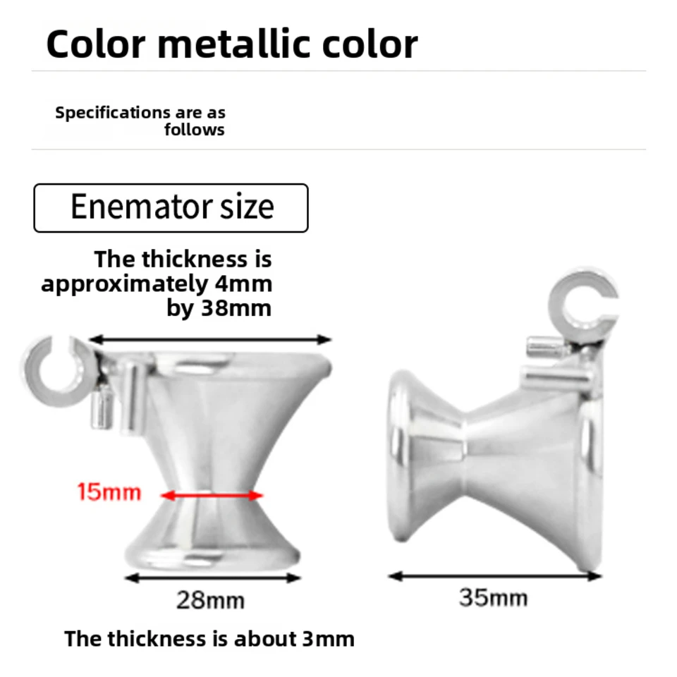 Stainless Steel Erotic Toys Inverted Chastity Cages BDSM Glans Piercing Chastity Device BDSM Play Toys Lock Belt - view 4