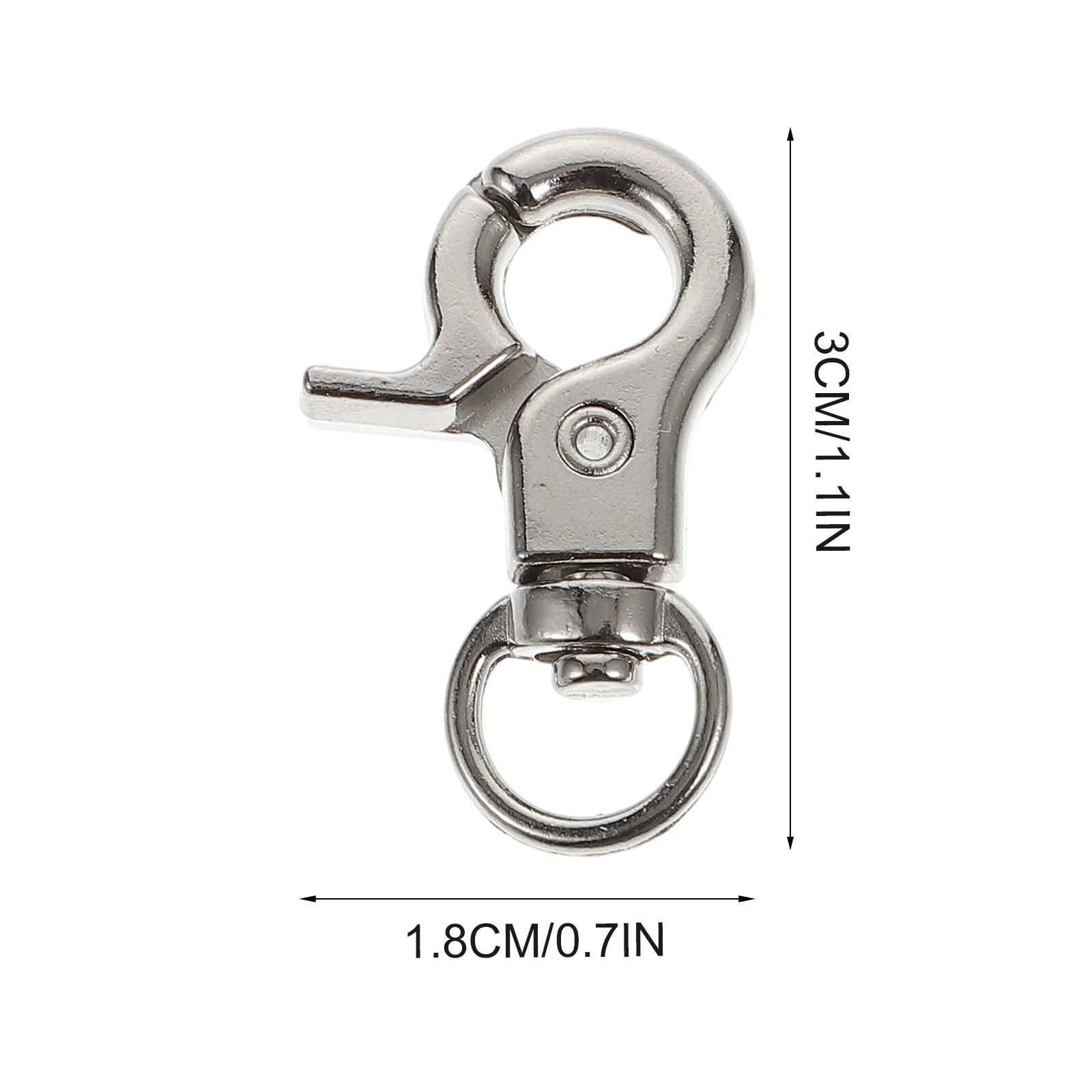 Birdcage Lock Birds Hook Latch Buckles Swivel Clips Metal Anti-Escape Heavy Duty Pet Door Buckles Birds Cage Metal Hook Clips