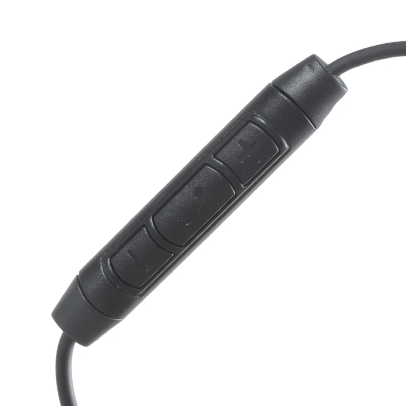 Headset Telepon M17B Mono dengan Mikrofon Peredam Kebisingan Headset Telinga Tunggal untuk PC/Ponsel