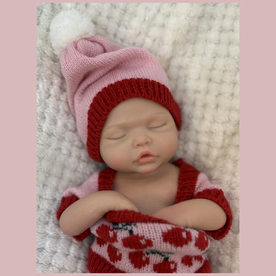 13inch Silicone bebe can open mouth Full Solid Slicone Bebe Reborn Doll Realistic Newborn Baby Doll Toy For Gifts Muñeca Reborn