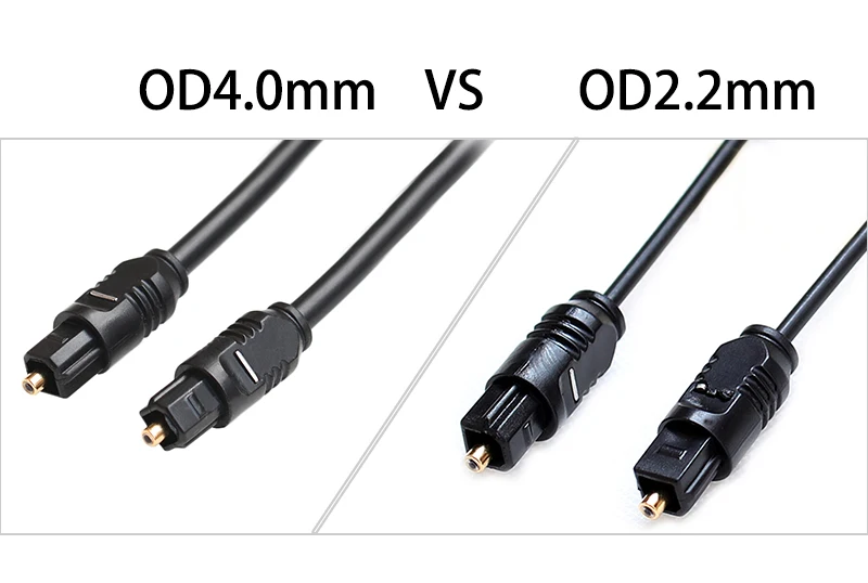 18cm Square to Square TOSLINK Digital Audio  Short Audio Optical Cable  for PC TV DVD Stereo