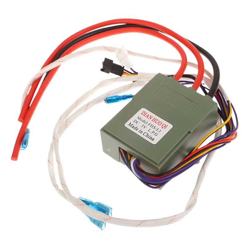 DC 3V Gas Stove Double Ignition With Temperature Control And Display Pulse Igniter 12 Wires For  Gas Water Heater