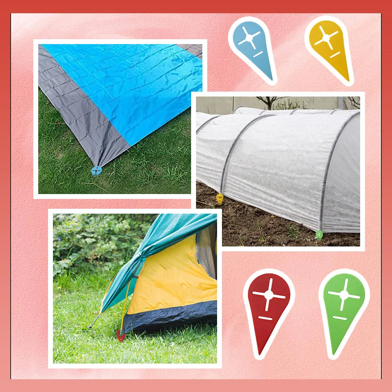 新しいビーチタオルクリップ屋外屋外ビーチ芝生クリエイティブツールプラスチックテント補強屋外ガジェット