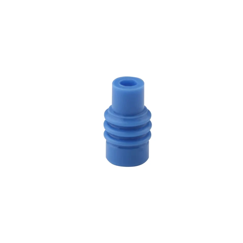 7165-1565 Automotive connector waterproof plug blue micro-oil silicone waterproof plug hole