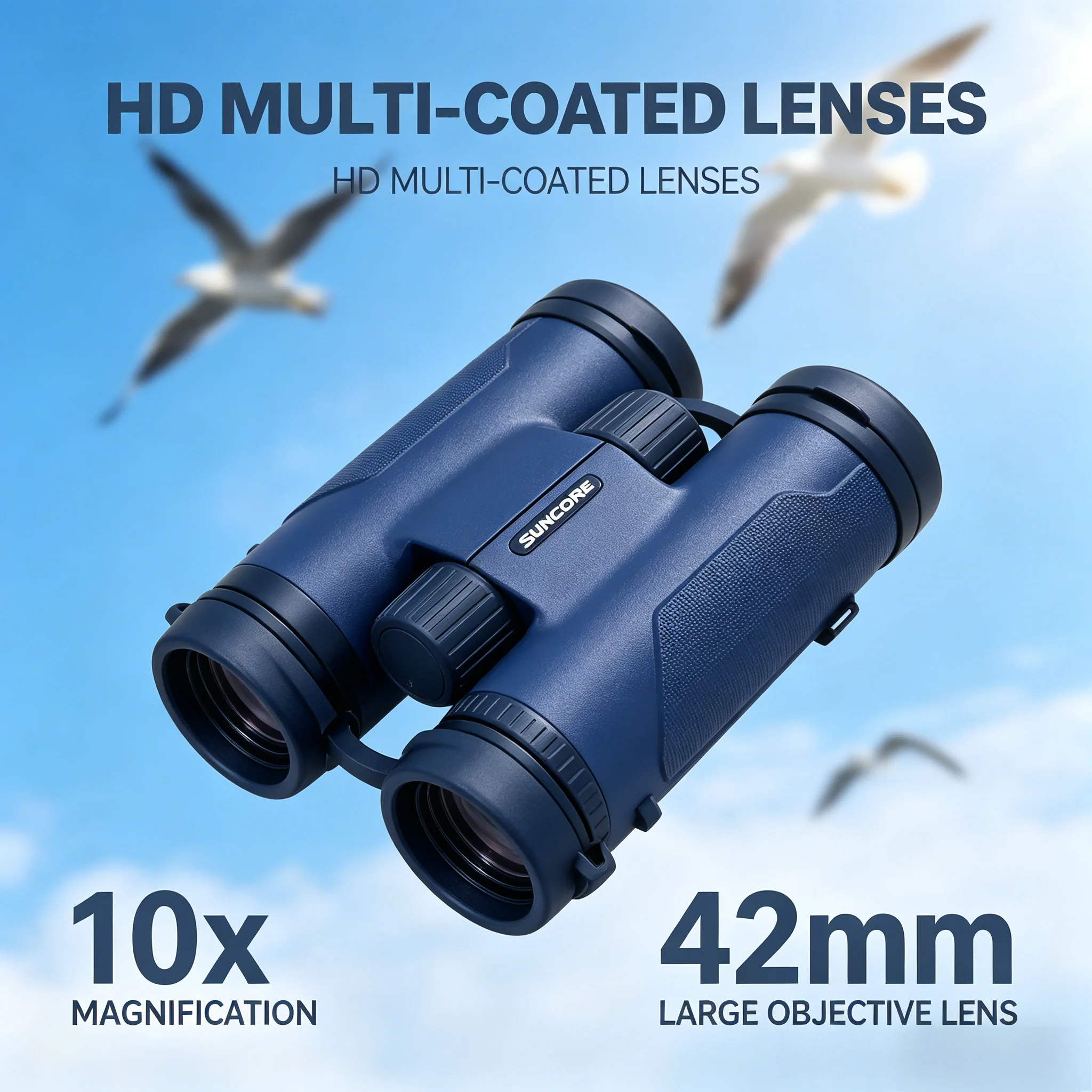 

10×42 Binoculars XZ, suitable for adults and children, high-power binoculars for hunting, birdwatching, and more
