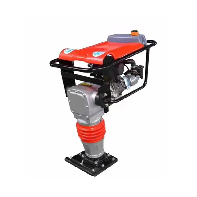 For 5.5Hp Dynamic Portable Compactor Ground Rammer Handheld Extra Heavy Duty Rm80 Tamping Rammer with Honda Loncin Engine