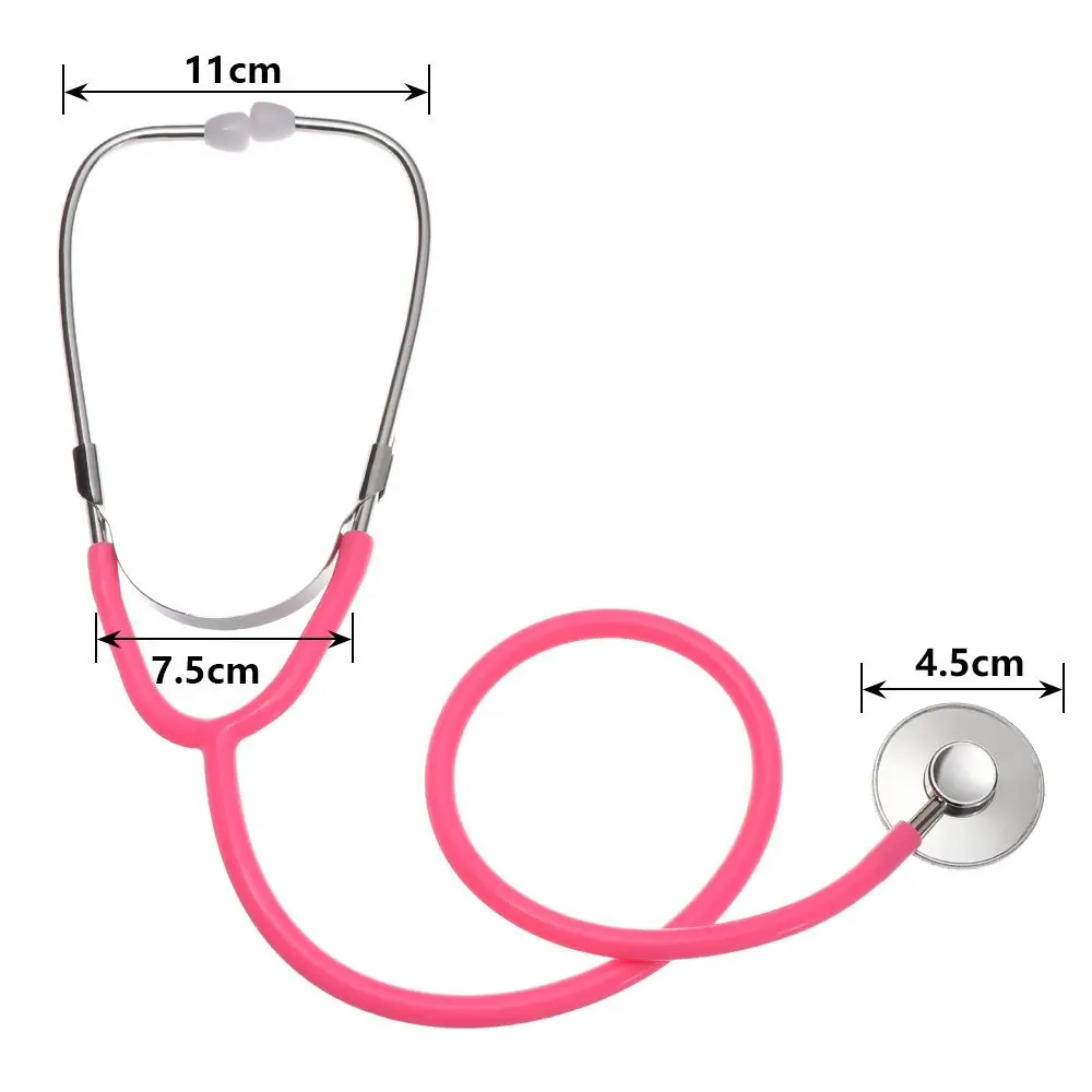 7 cores crianças família pai-filho jogos role play plástico estetoscópio simulação brinquedo do médico educação brinquedos médico fingir