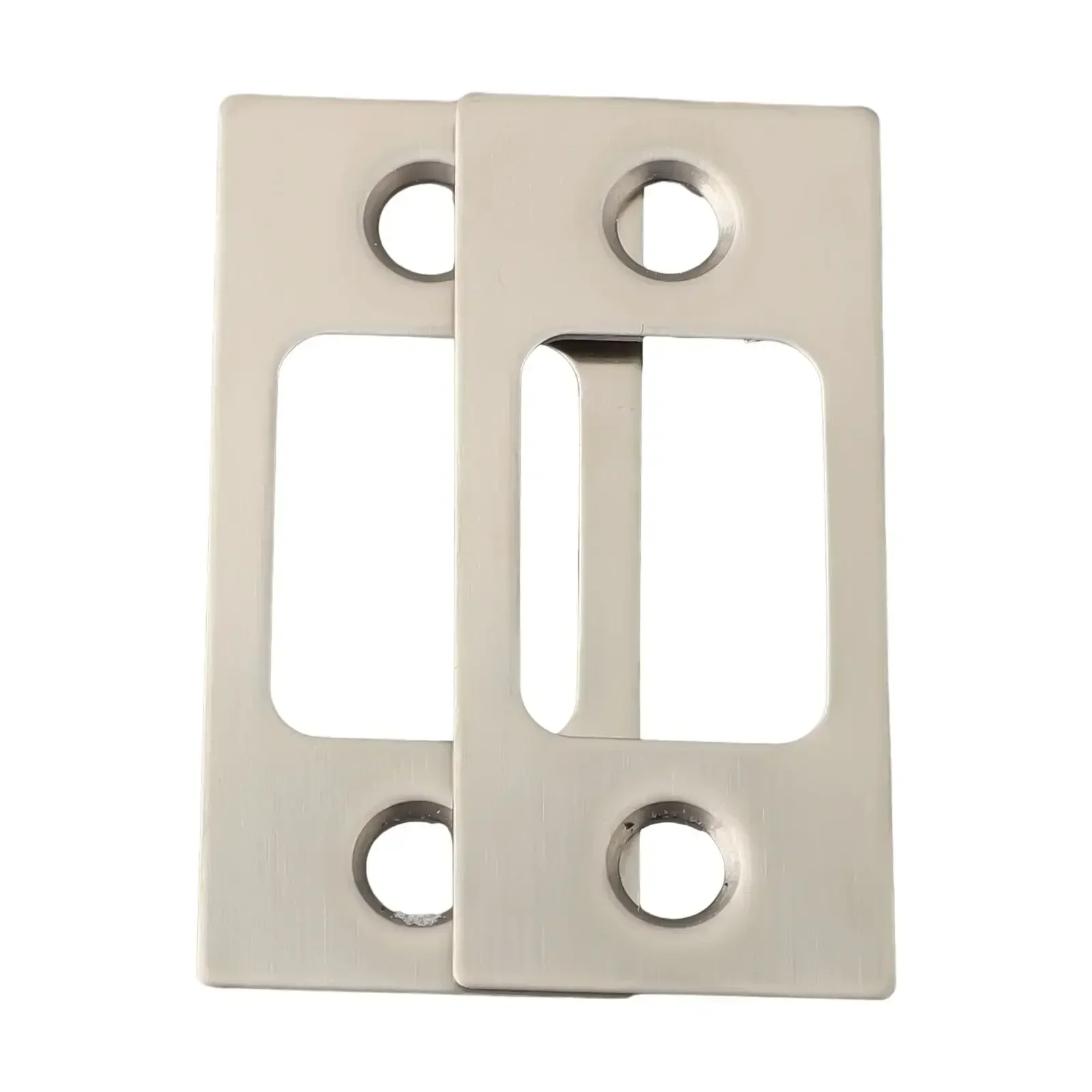 Boost Your Door Security Stainless Steel Strike Plate Door Backplate 2pcs Deadbolt Strike Plates for Enhanced Protection