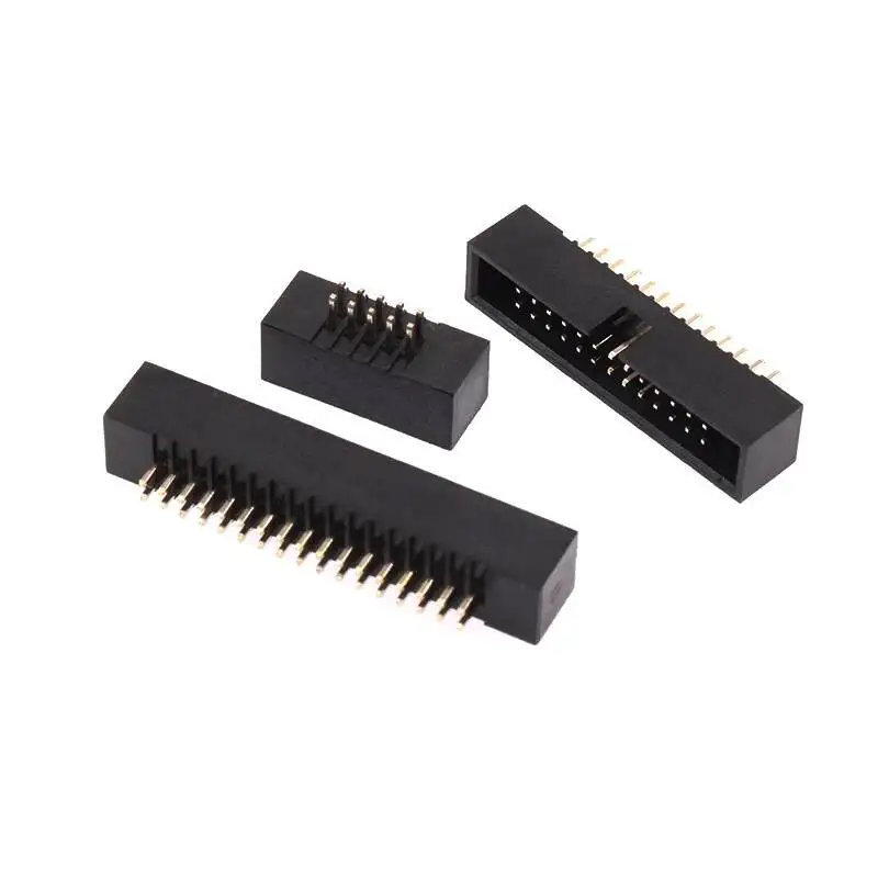 2~5 Stück einfacher Bullhorn-Stecker 1,27 mm Rastermaß gerader Pin IDC-Stecker 6P 8P 10P 12P 16P 20P 30P 40P 50P – Detail 5