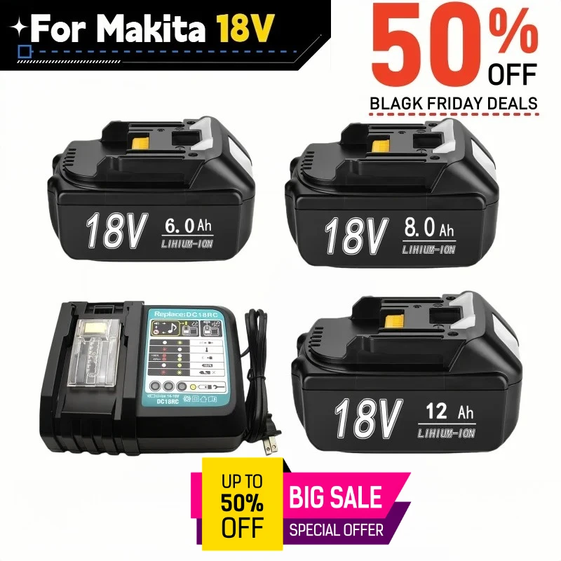

For Makita 18V Battery Rechargeable Battery 18650 Lithium-ion Cell Suitable for Makita Power Tool BL1850