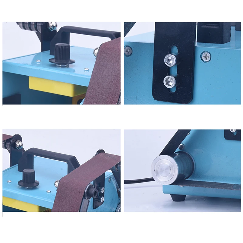 Belt Sander Multifunctional Desktop Dual Shaft Belt Machine Polisher Grinding Tool Grinder Grinder Sandpaper Machine