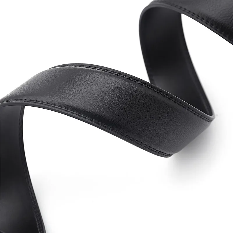 Cintura in pelle da uomo Premium 2025 - Cinturino per pantaloni eleganti con fibbia automatica da lavoro - Chiusura regolabile in lega per ufficio (Nero/Marrone)