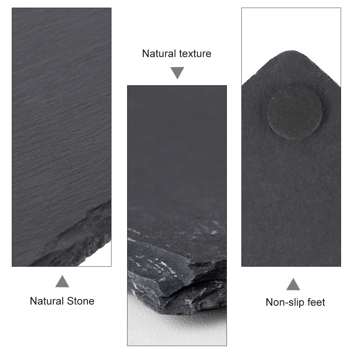 

1 шт., натуральная тарелка, прямоугольные подносы, черный плита, сервировочная посуда, мясное блюдо, банкетные тарелки, стейк, суши, витрина, кухня