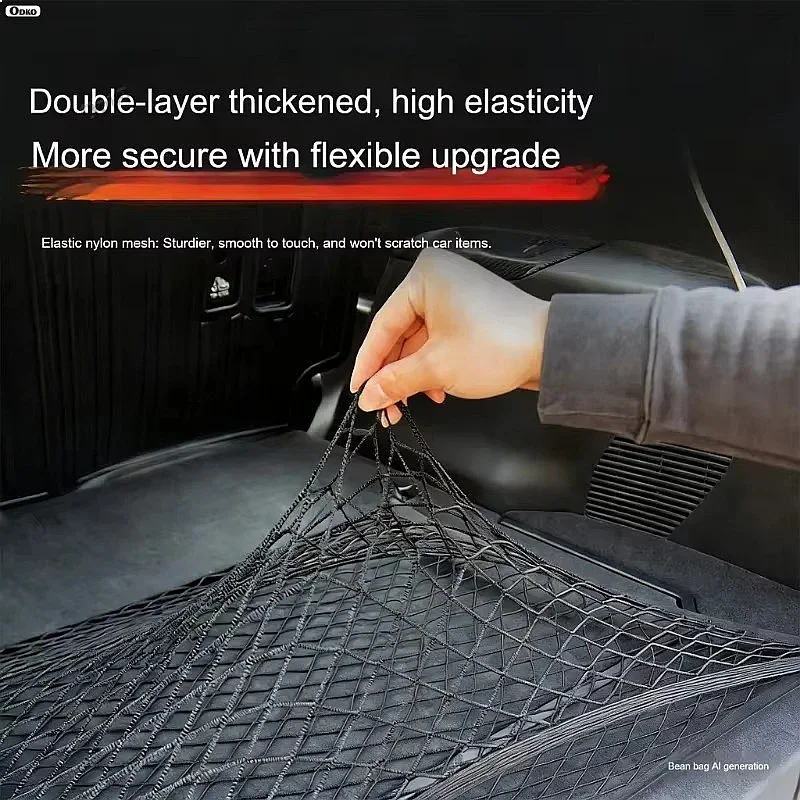For BMW X1 2009-025 Trunk Organizer Cargo Net - Envelope Cargo Net - High Quality Mesh Car Trunk Organizer 20010 2014 2015 2020