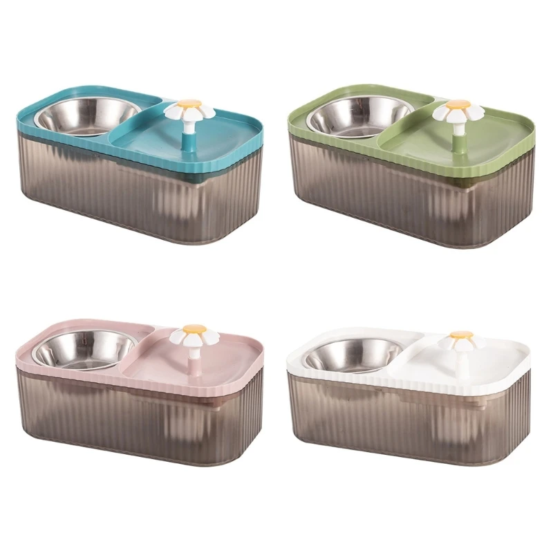

Pet Bowl Automatic Feeder 3-in-1 Dog Pet Feeder And Watere