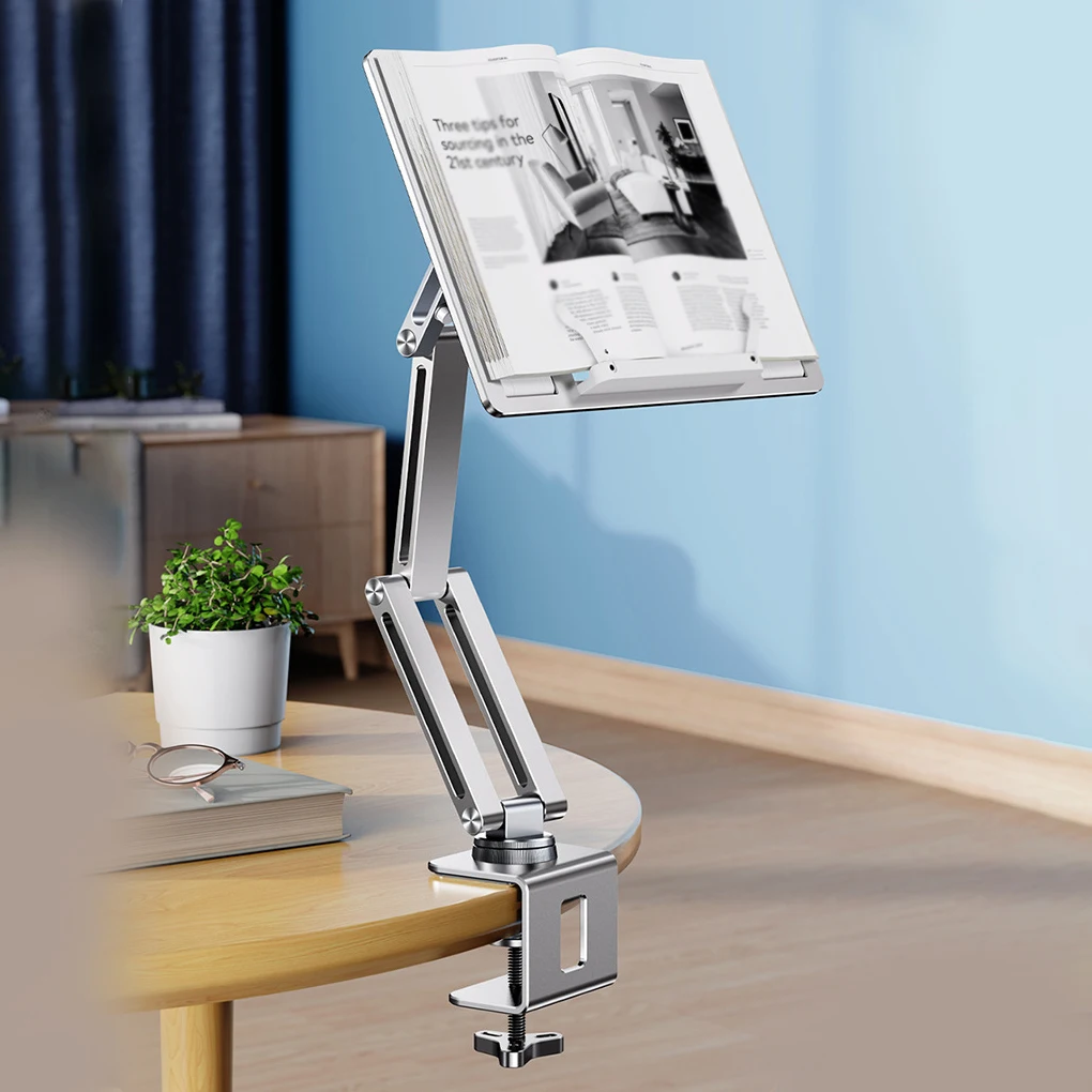 Alloy 360 Degree Rotating Reading Stand Multifunctional Notebook Tablet Projector Support Adjustable Folding Heightening Stand